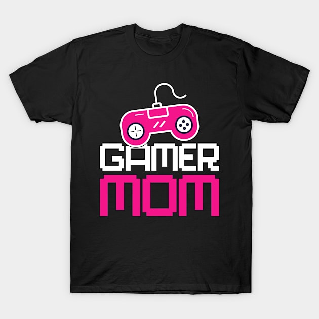 Retro Video Gaming Girls Game Gamer Art Gamer Mom Women T-Shirt by funkyteesfunny